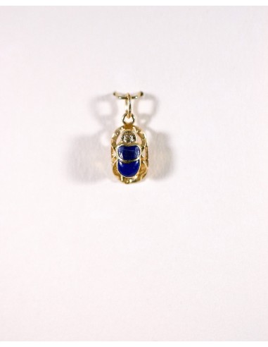 Pendentif Scarabée Lapis 2 vous aussi creer 