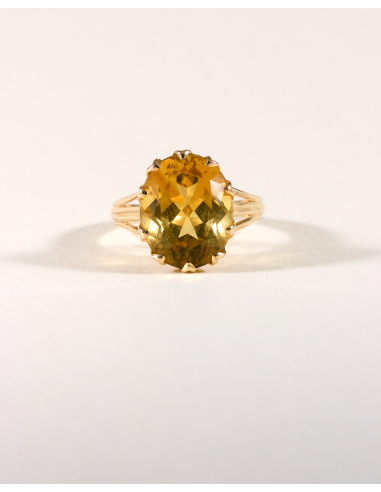 Bague Cocktail Citrine pas cher chine