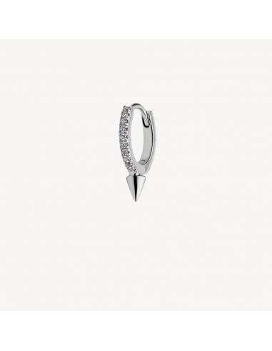 Boucle d’oreille Single Short Spike Diamond Eternity Hoop Or Blanc Comparez plus de prix