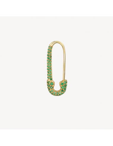 Boucle d'oreille Safety Pin Tsavorite en ligne