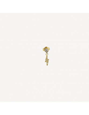 Boucle d'oreille Eclair Diamants et Or Jaune offre 