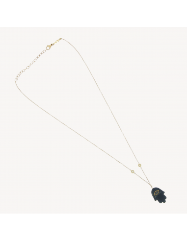 Collier onyx hamsa rubis marquise Les êtres humains sont 