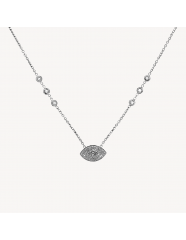 Petit collier oeil marquise diamant votre restaurant rapide dans 