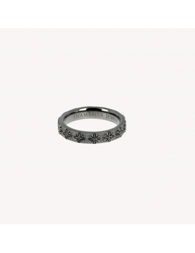 Bague Sos Band Diamants Noirs solde