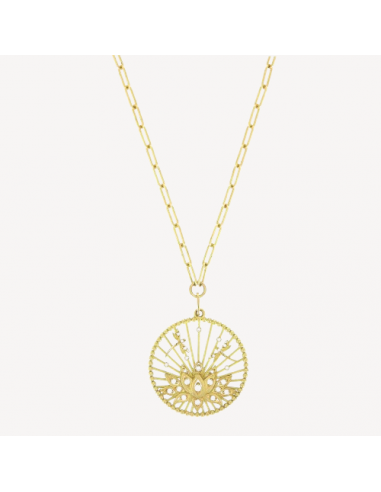 Collier Lotus Diamants Blancs 50-70% off 