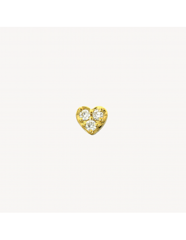 Piercing Puce Mini Coeur Pavé Or Jaune ouvre sa boutique