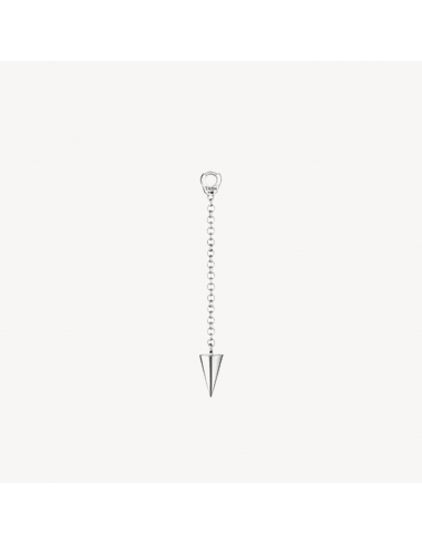 Charm Pendulum with Short Spike Or Blanc vous aussi creer 