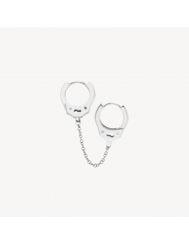 Boucle d'oreille Handcuff Hoop with Short Chain shop