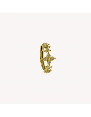 Boucle d'oreille Mini Darling Flower Or Jaune chez Cornerstreet bien 