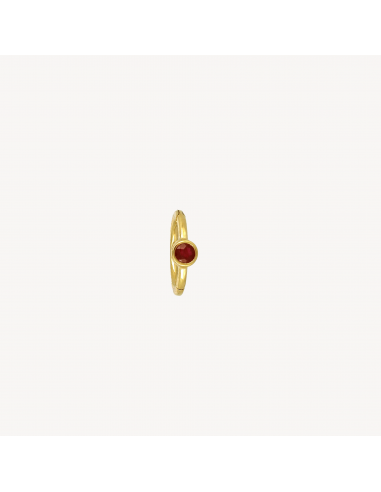 Piercing Créole 8mm Or Jaune Rubis 2.5mm solde