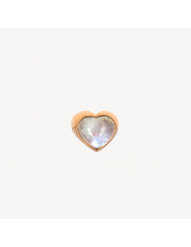 Bague Large Bezel Moonstone Heart votre restaurant rapide dans 