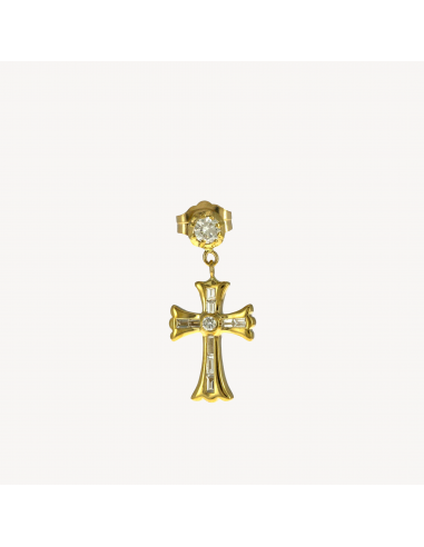 Stud Round Sophia Diamond Gothic Cross Venez acheter