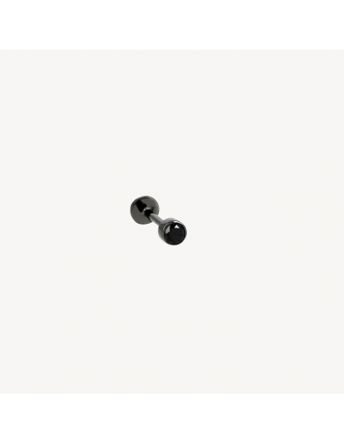 Piercing Puce Or Noir Diamant Noir 2.5mm destockage