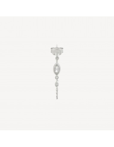 Boucle d'oreille Moonstone and Diamond Eye Single Hoop sélection de produits