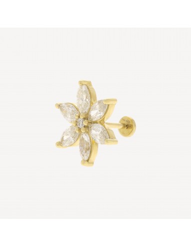 Piercing Puce Flower Power Large JUSQU'A -70%! 